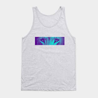 Lion Eyes (Light Blue) Tank Top